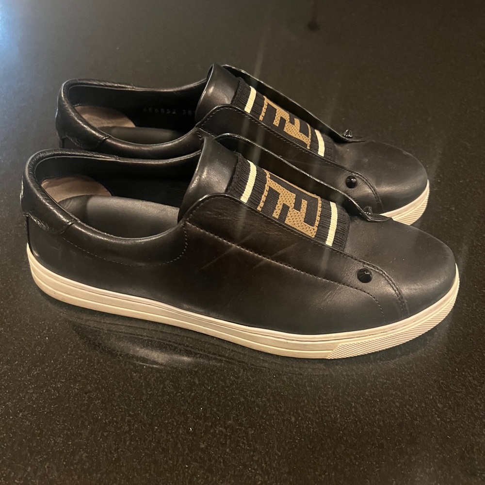 FENDI knit slip on